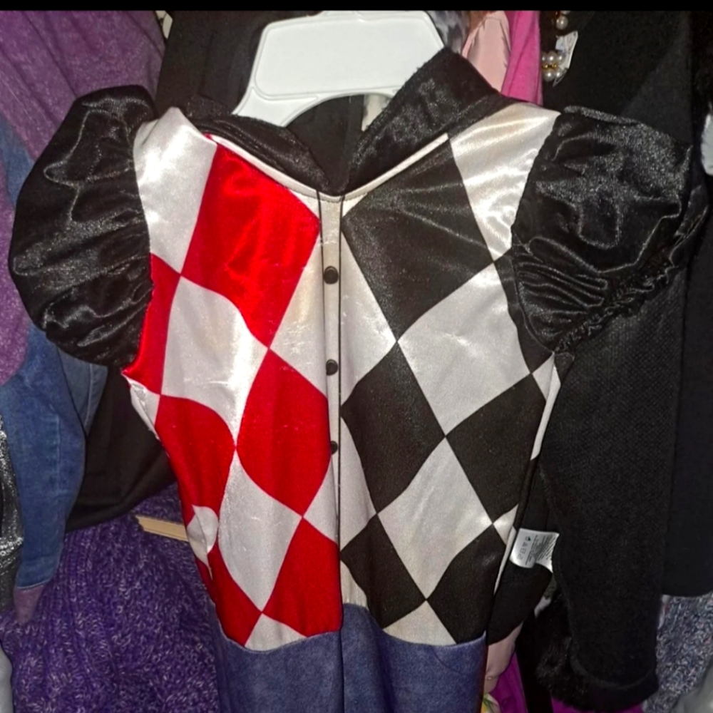Harley Quinn costume sz 6- girls
